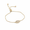 Bracelet coulissant œil doré Plaqué or
