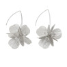 Boucles d'oreilles dorées fleurs filigranées