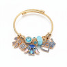 Bracelet charms doré Stitch