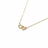 Collier doré coeurs entrelacés Plaqué or