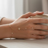 Bijoux de main étoile dorée
