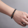 Bracelet homme pierre naturelle et bois
