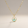 Collier doré mer étoilée Acier
