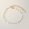 Bracelet doré signe infini Acier