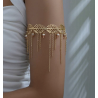 Bracelet haut de bras feuilles ajustable