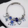 Bracelet argenté charms Stitch